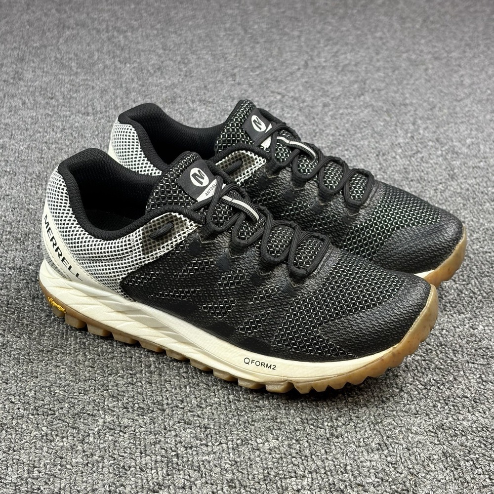 Merrell Antora 2 Trail Running Shoes Vibram Q Form 2 Black Women's Size 6.5